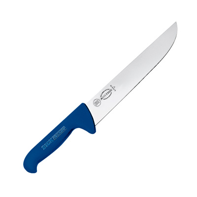 Cuchillo de carnicero 21cm ergo grip azul