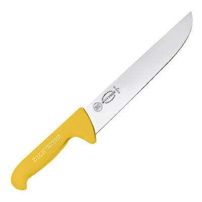 Cuchillo de carnicero 30cm ergo grip amarillo