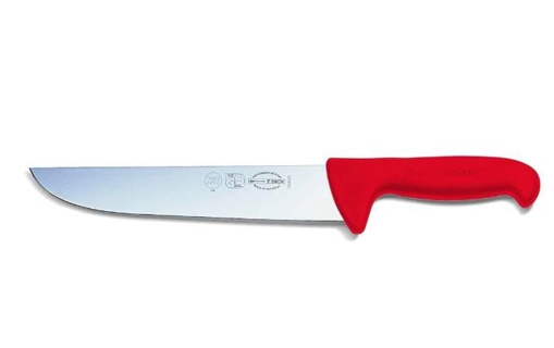 Cuchillo de carnicero 23cm rojo