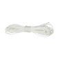 Cordel poliéster blanco 6/c en lazos 10cm (pack 500und)
